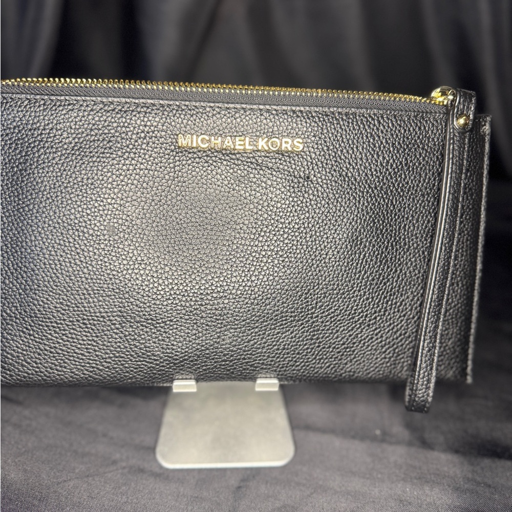 Michael Kors Black Clutch - Picture 2 of 5